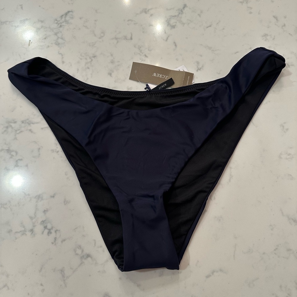J. Crew Curved-waist cheeky bikini bottom